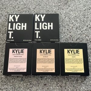 Kylie Jenner Kylight, Bronze, and Blush.